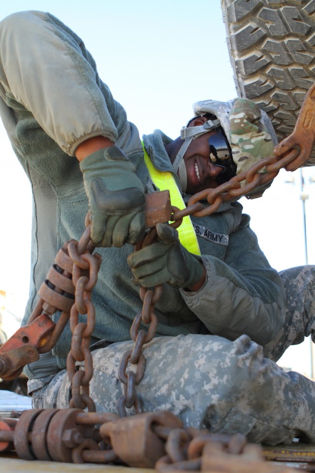 2nd Battalion, 20th Field Artillery Regiment railhead operations
