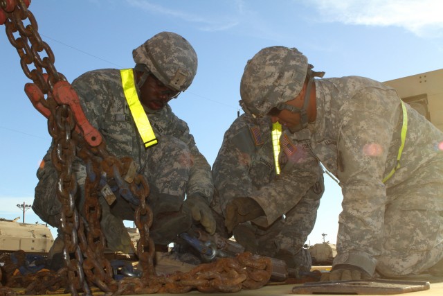 2nd Battalion, 20th Field Artillery Regiment railhead operations