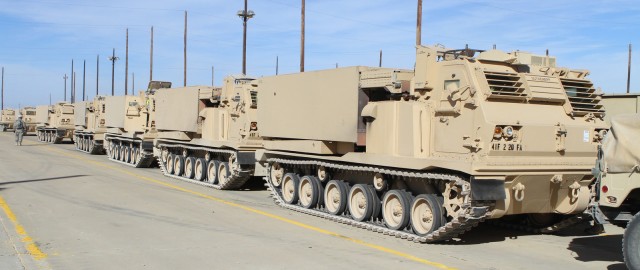 2nd Battalion, 20th Field Artillery Regiment railhead operations
