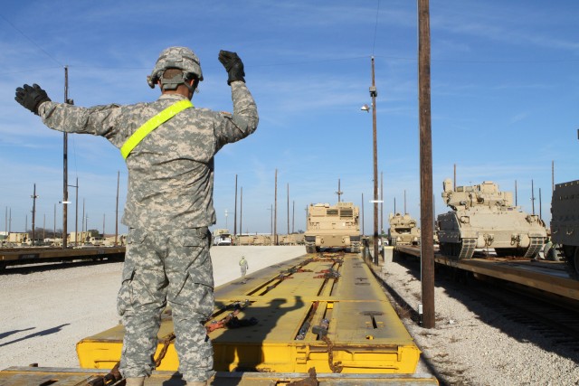 2nd Battalion, 20th Field Artillery Regiment railhead operations