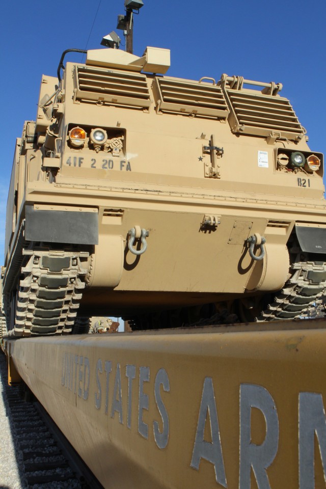 2nd Battalion, 20th Field Artillery Regiment railhead operations