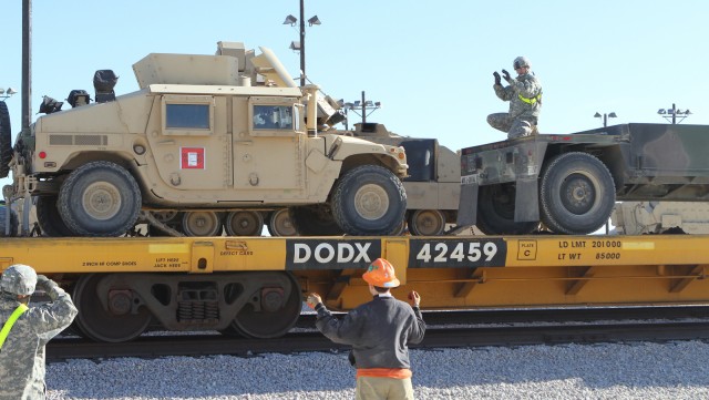 2nd Battalion, 20th Field Artillery Regiment railhead operations ...