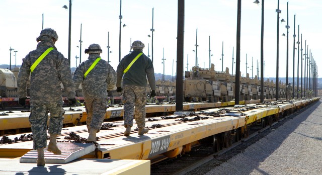 2nd Battalion, 20th Field Artillery Regiment railhead operations