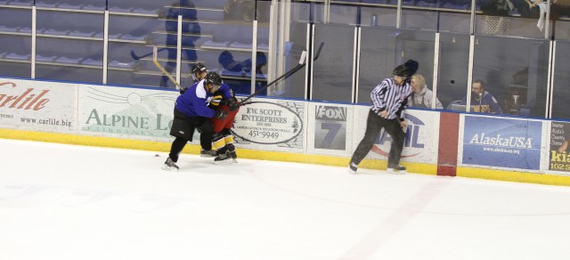 Fighting for the Puck