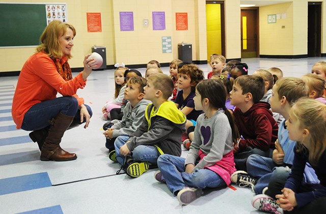 Students learn importance of exercise, diet, oral hygiene