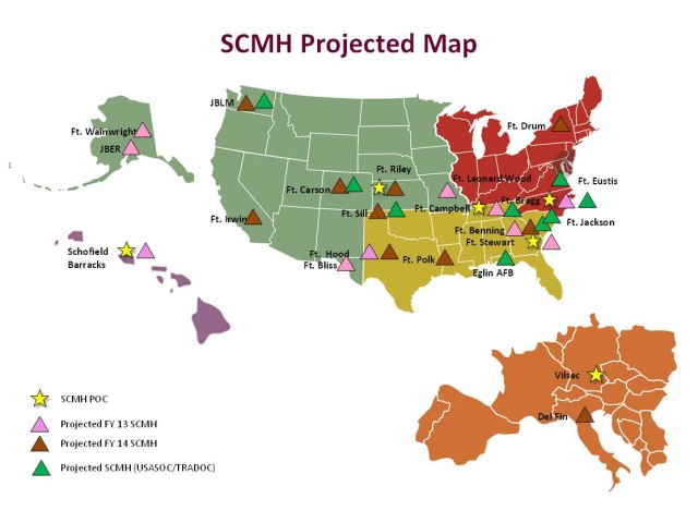 Present and Future SCMH Locations