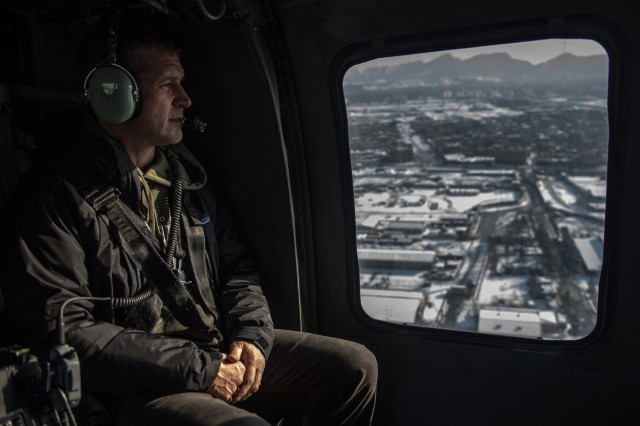 U.S. Army Chief of Staff, Gen. Ray Odierno and Coach Harbaugh visit troops in Afghanistan.