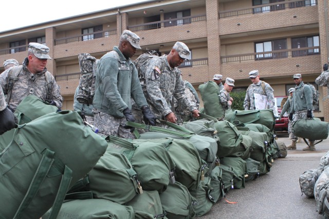 Soldiers headed to the National Training Center for the first time