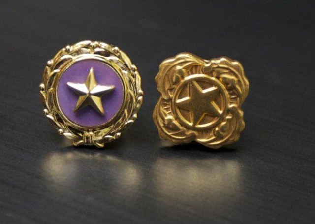 Gold Star pin