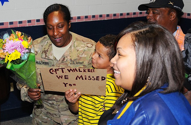 164th TAOG Soldiers return to Family after 6-month deployment