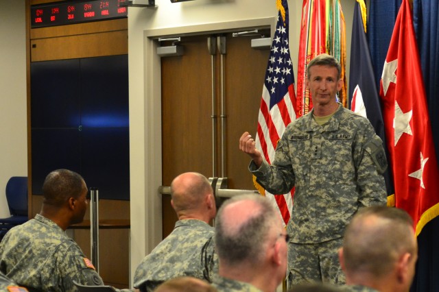 Bromberg addresses AMC Soldiers