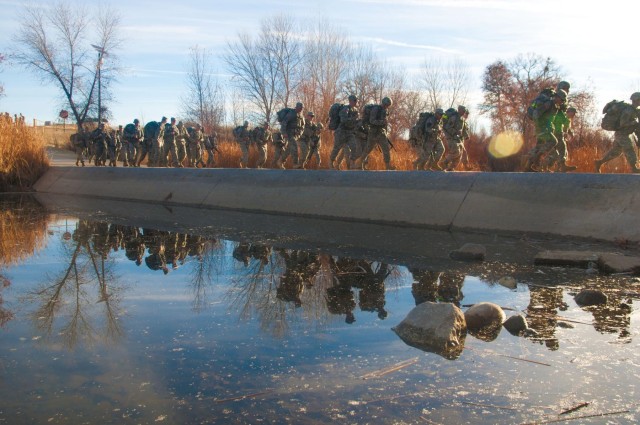 Best Warrior ruck march at Fort Hunter Liggett