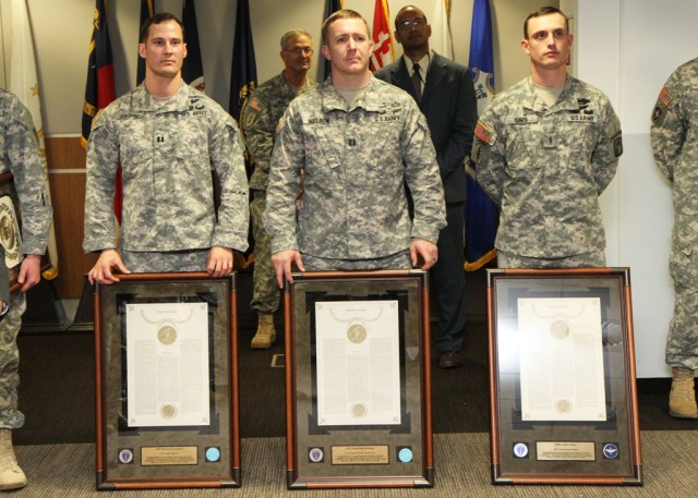 Three U.S. Army Europe officers honored with MacArthur leadership awards