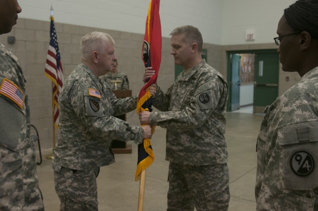 1st Brigade, 94th Training Division bids farewell to Lt. Col. Bland, welcomes Col. Dye