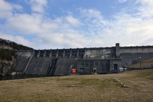 Center Hill Dam rehabilitation project progress continues through winter