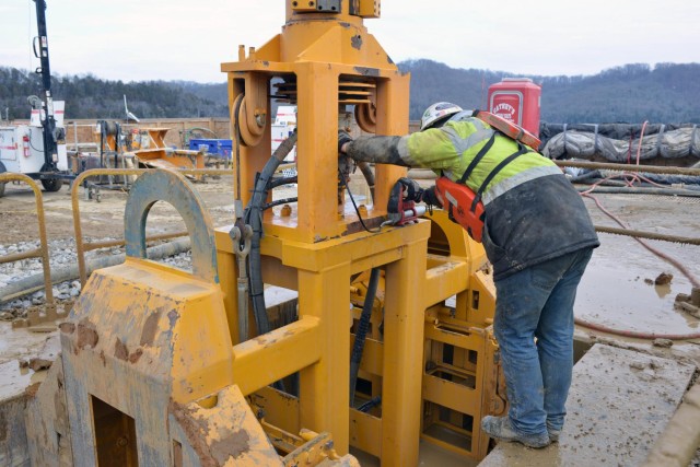 Center Hill Dam rehabilitation project progress continues through winter