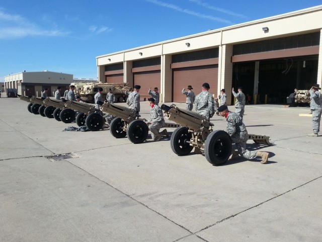 Cav Field Artillery trains for high-profile mission