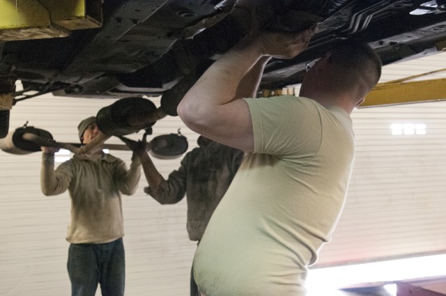 Repairing an exhaust