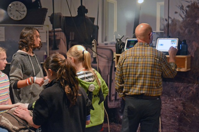 Students learn about medical professions