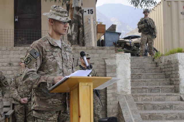 3rd Squadron, 89th Cavalry Regiment Transfer of Authority, Feb 27