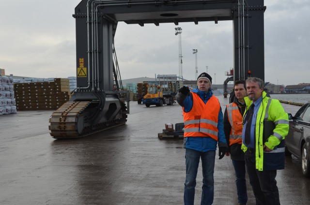 598th Transportation Brigade conducts safety tour of Northern European ports