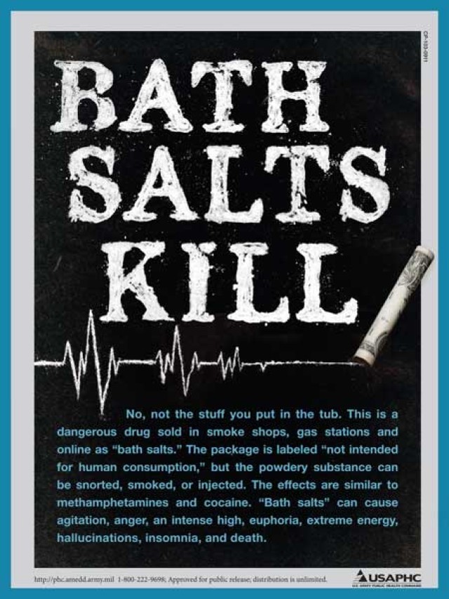 Bath salts poster