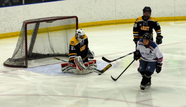 Army v Air Force hockey, Fort Wainwright, Alaska