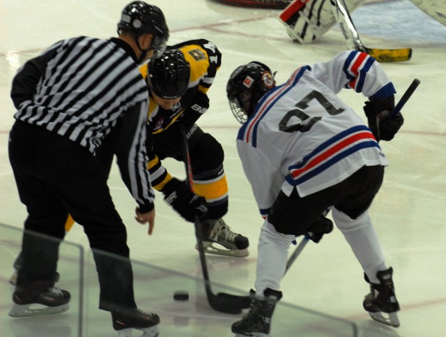 Army v Air Force hockey, Fort Wainwright, Alaska