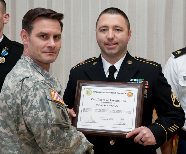 Headquarters Command Battalion holds first Best Warrior Competition