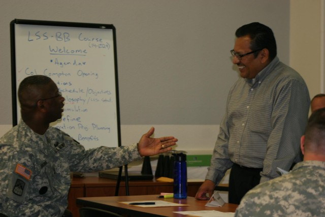 Team Huachuca synergy in Lean Six Sigma Class