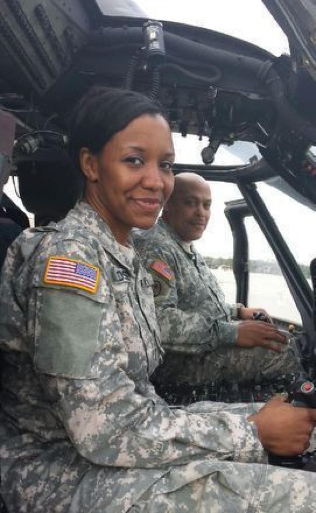 First African-American female pilot in the DC National Guard