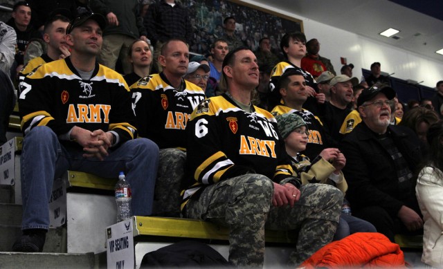 Commander's Cup hockey game