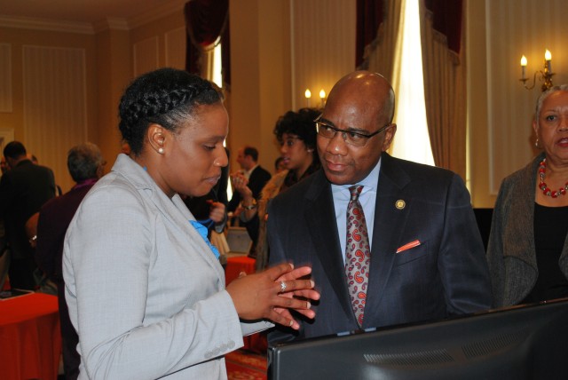 Army researcher goes to Maryland's State House to exhibit research