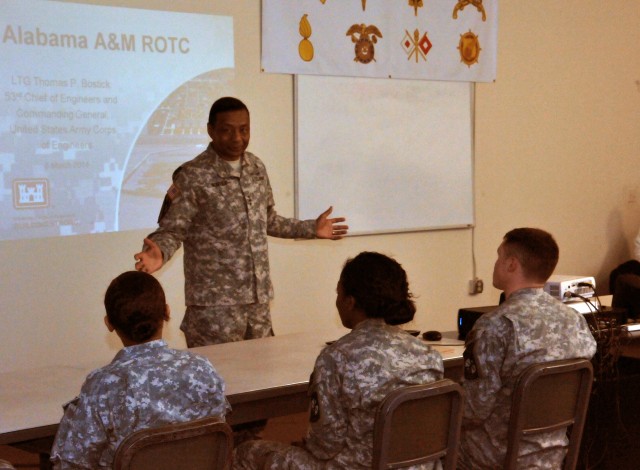 Chie of Engineers mentors cadets