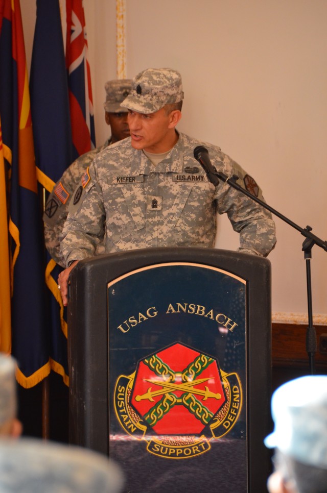 Command Sgt. Maj. Mark A. Kiefer