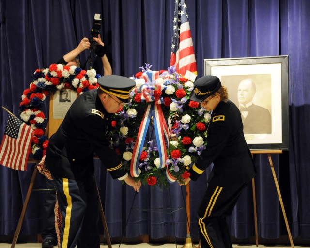 President William McKinley wreath laying ceremony