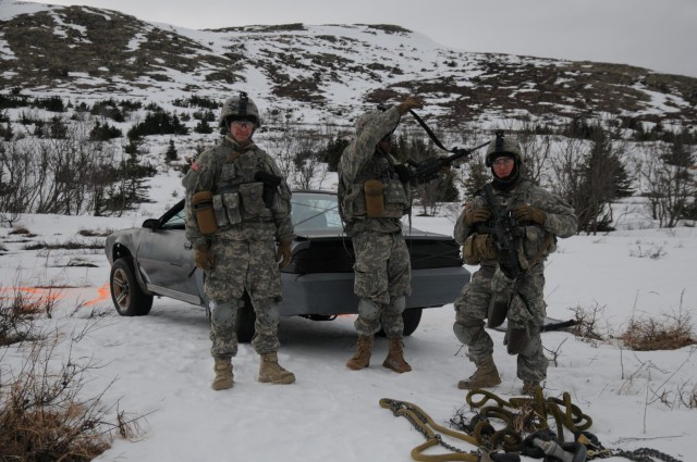 '1-Geronimo' snipers shoot from Black Hawk platform