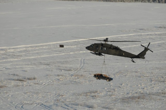 '1-Geronimo' snipers shoot from Black Hawk platform