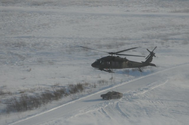 '1-Geronimo' snipers shoot from Black Hawk platform