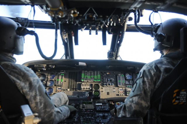 '1-Geronimo' snipers shoot from Black Hawk platform
