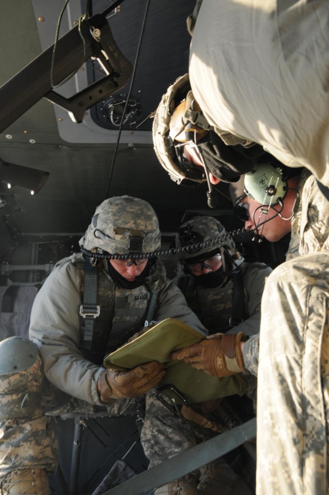 '1-Geronimo' snipers shoot from Black Hawk platform