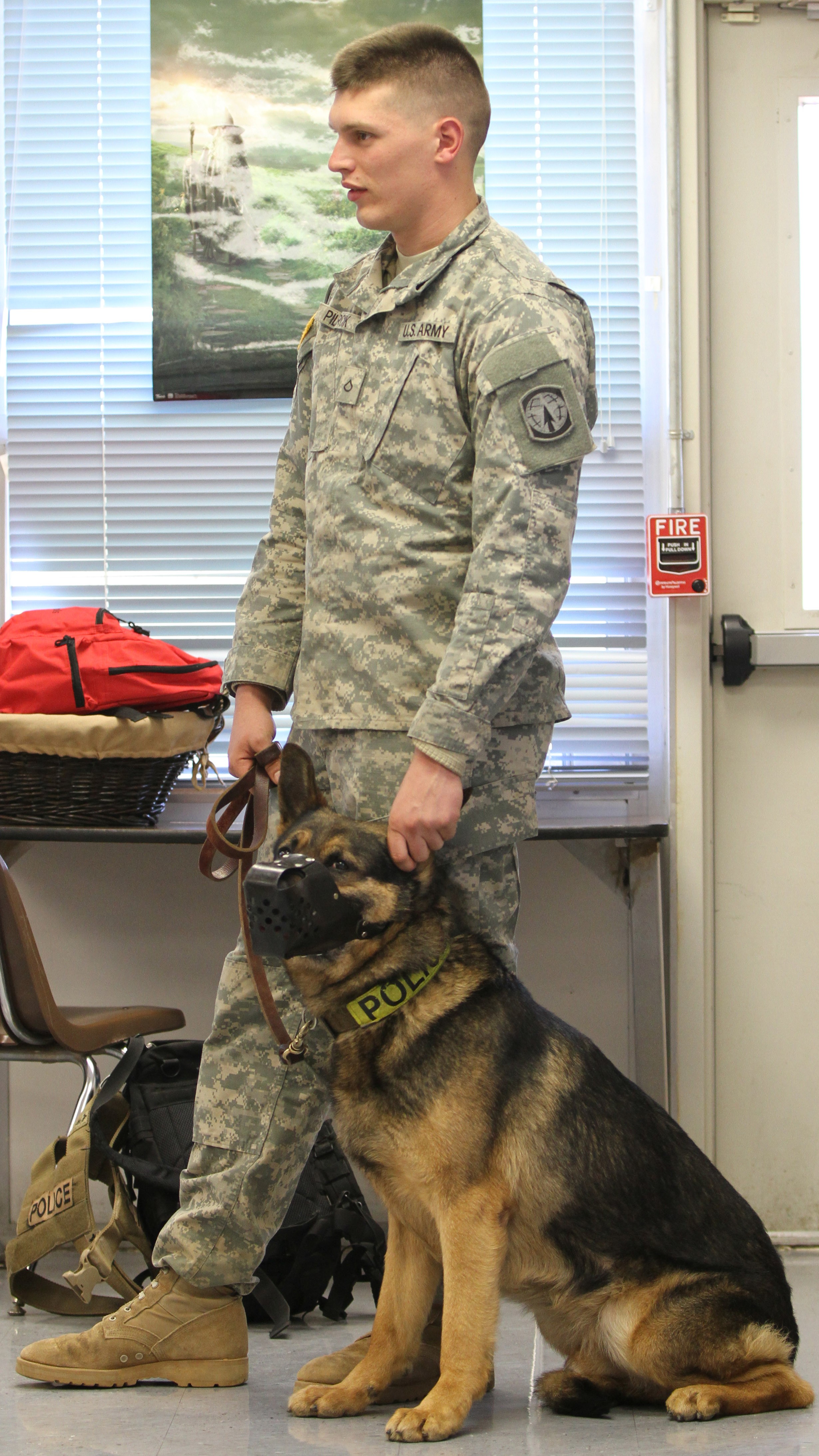 Military Working Dog team visits students | Article | The United States ...