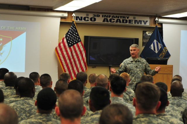 SMA: Fewer deployments, more training in Army future