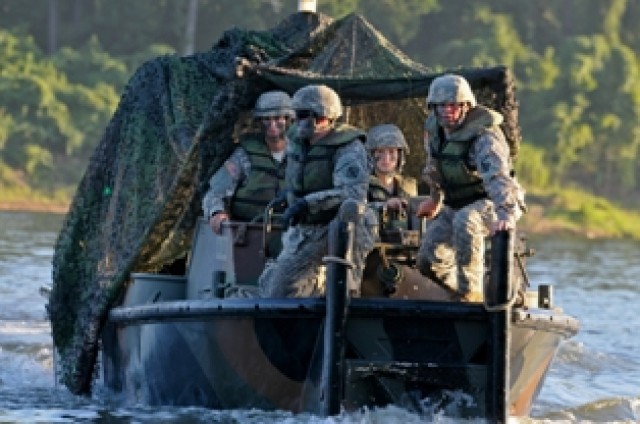 River Assault photo headlined 'Quit Active, Join Reserve' front page story on Army Times
