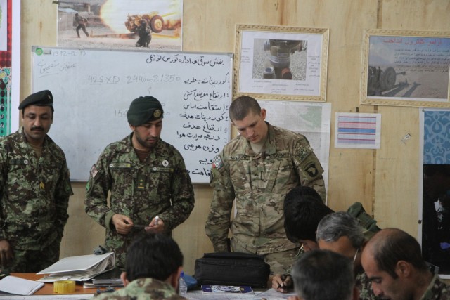 Strike Soldiers advise ANA through first ANA artillery school graduation