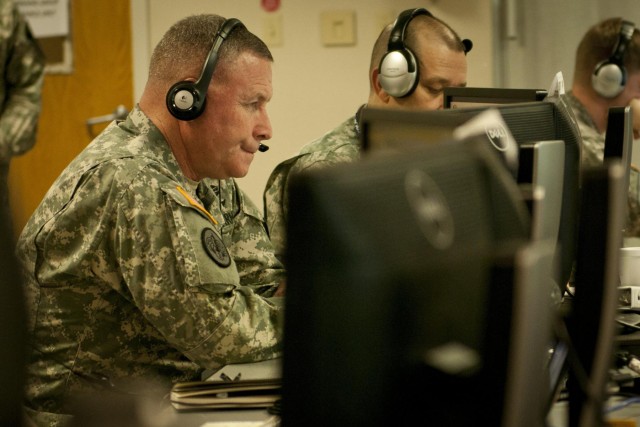 1st Cavalry Division staff conducts command post exercise
