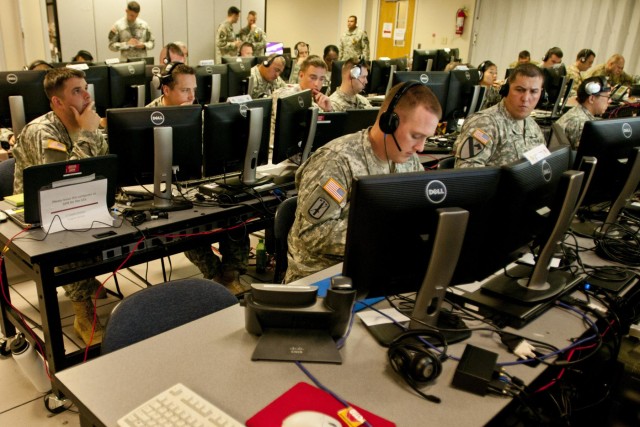 1st Cavalry Division staff conducts command post exercise