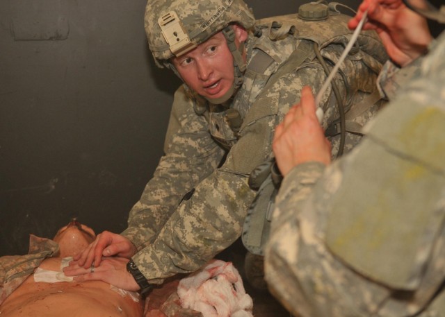 Cavalry troopers train to save lives