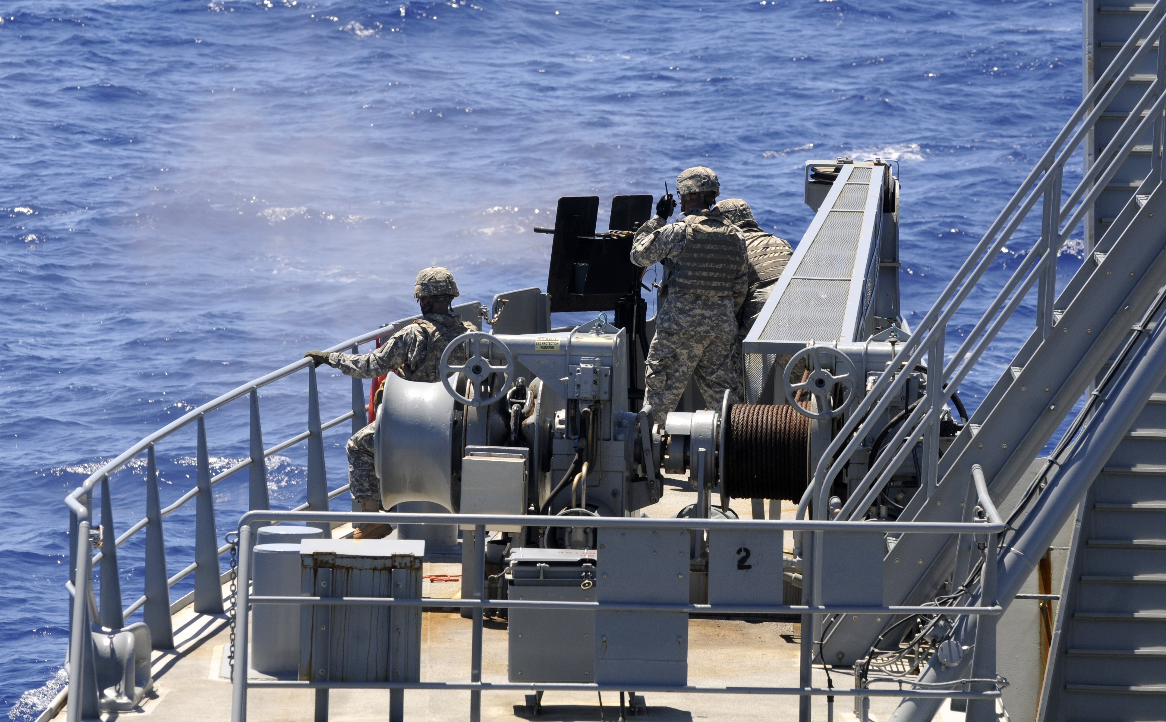 Army mariners conduct live-fire gunnery exercise at sea | Article | The ...