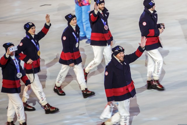 Team USA at Paralympics Closing Ceremony